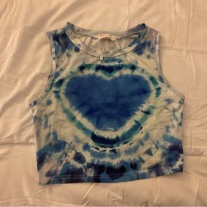 Tie dye blue top
